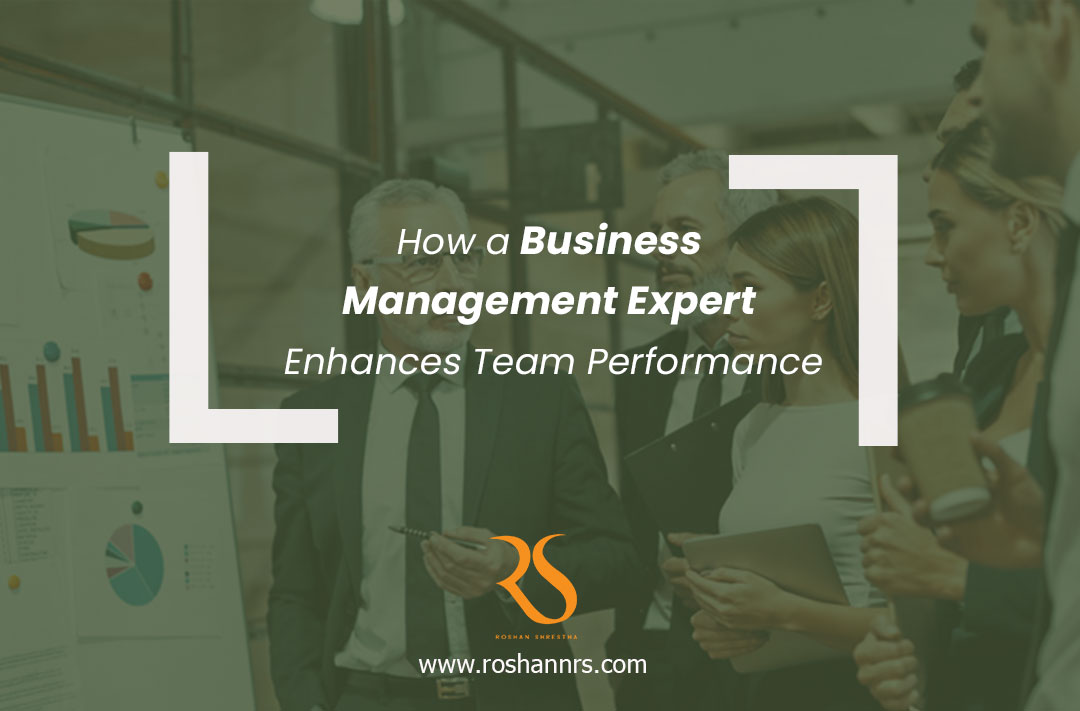 Business management expert implements strategies to boost team productivity.