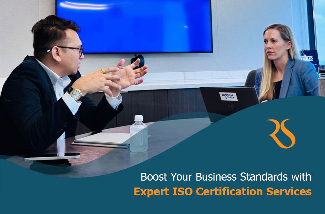 ISO Certification Services consultant analyzing business processes for certification readiness.
